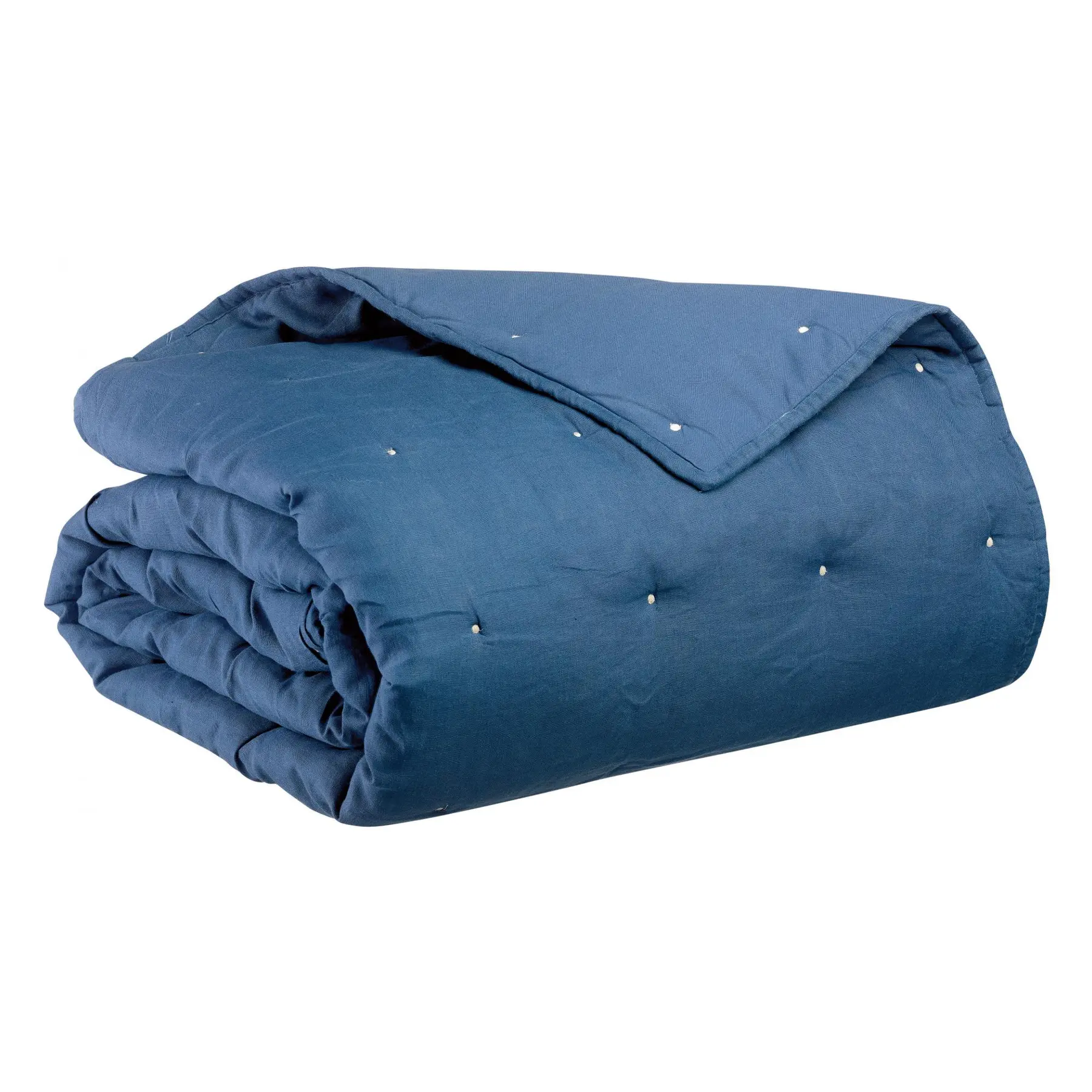 Bettüberwurf aus Baumwolle stonewashed Vivaraise Zeff
