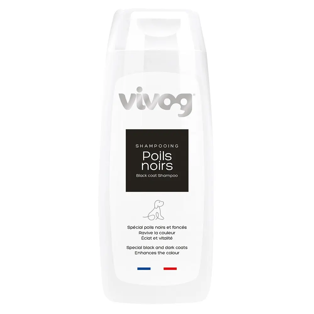 Shampoo für Hunde mit schwarzem Fell Vivog