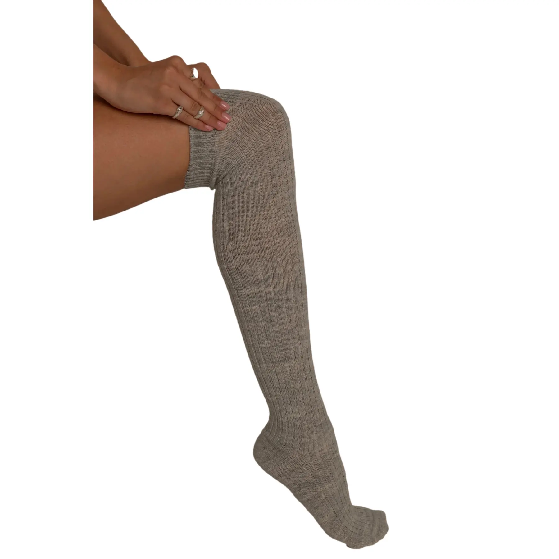 Hochsocken aus Alpaka-Wolle für Frauen Vogstore
