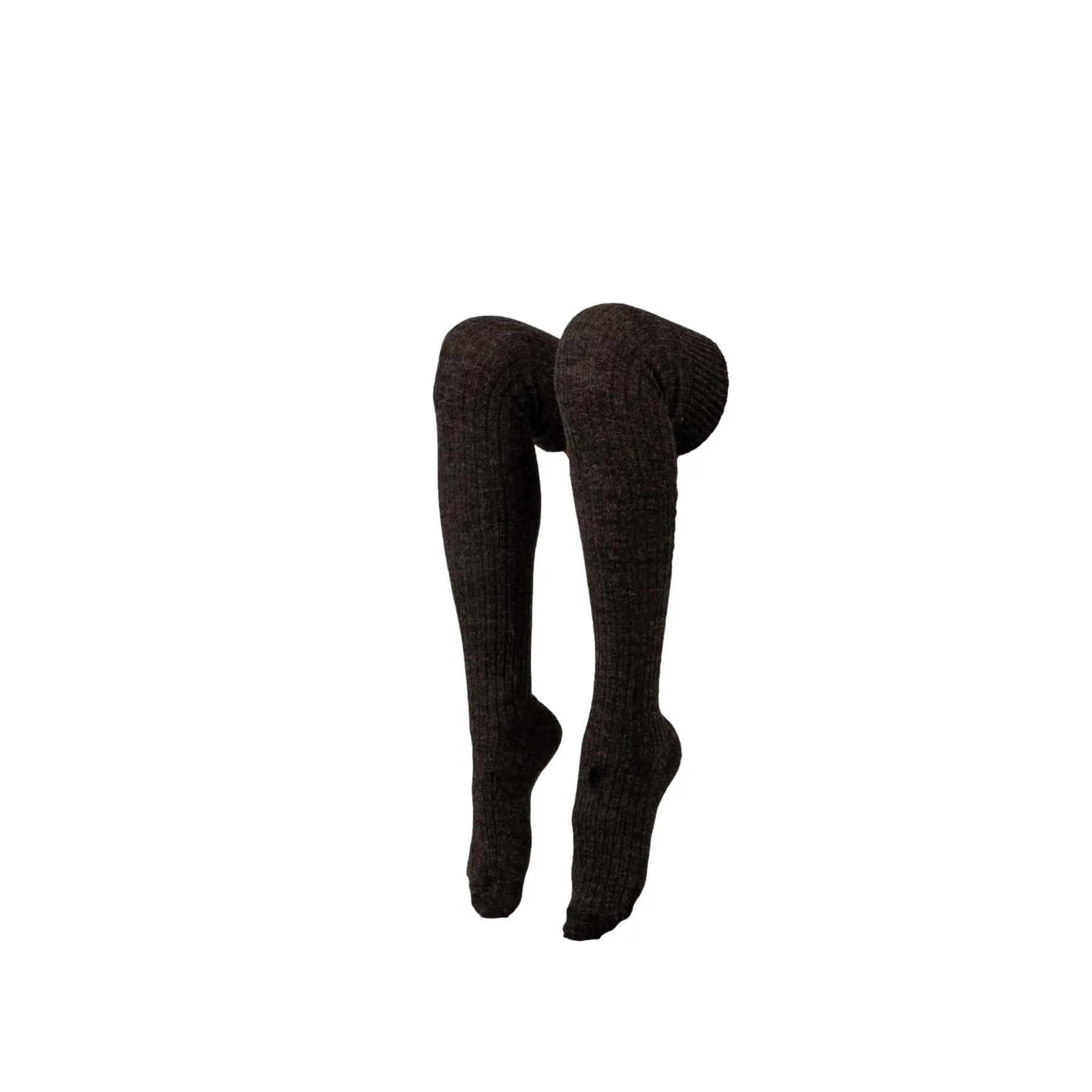 Calze alte in lana di alpaca donna