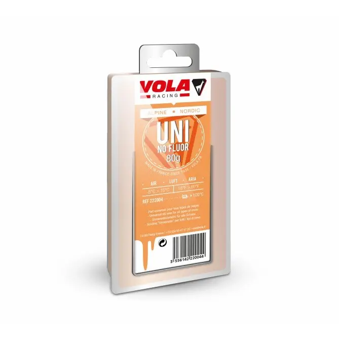 Universelles festes Skiwachs Vola 80 g