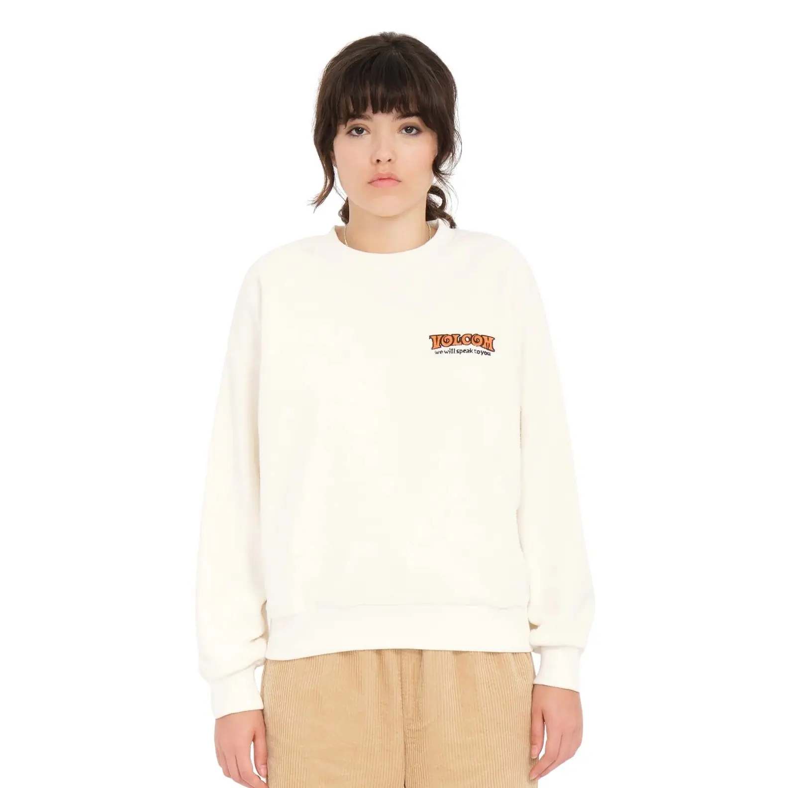 Sweatshirt mit Rundhalsausschnitt, Damen Volcom Too Doo