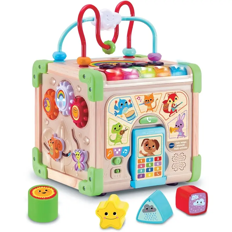 Cube VTech Baby Nature Juguete Interactivo 9-36 Meses 5 Caras 130+ Sons - Image 5