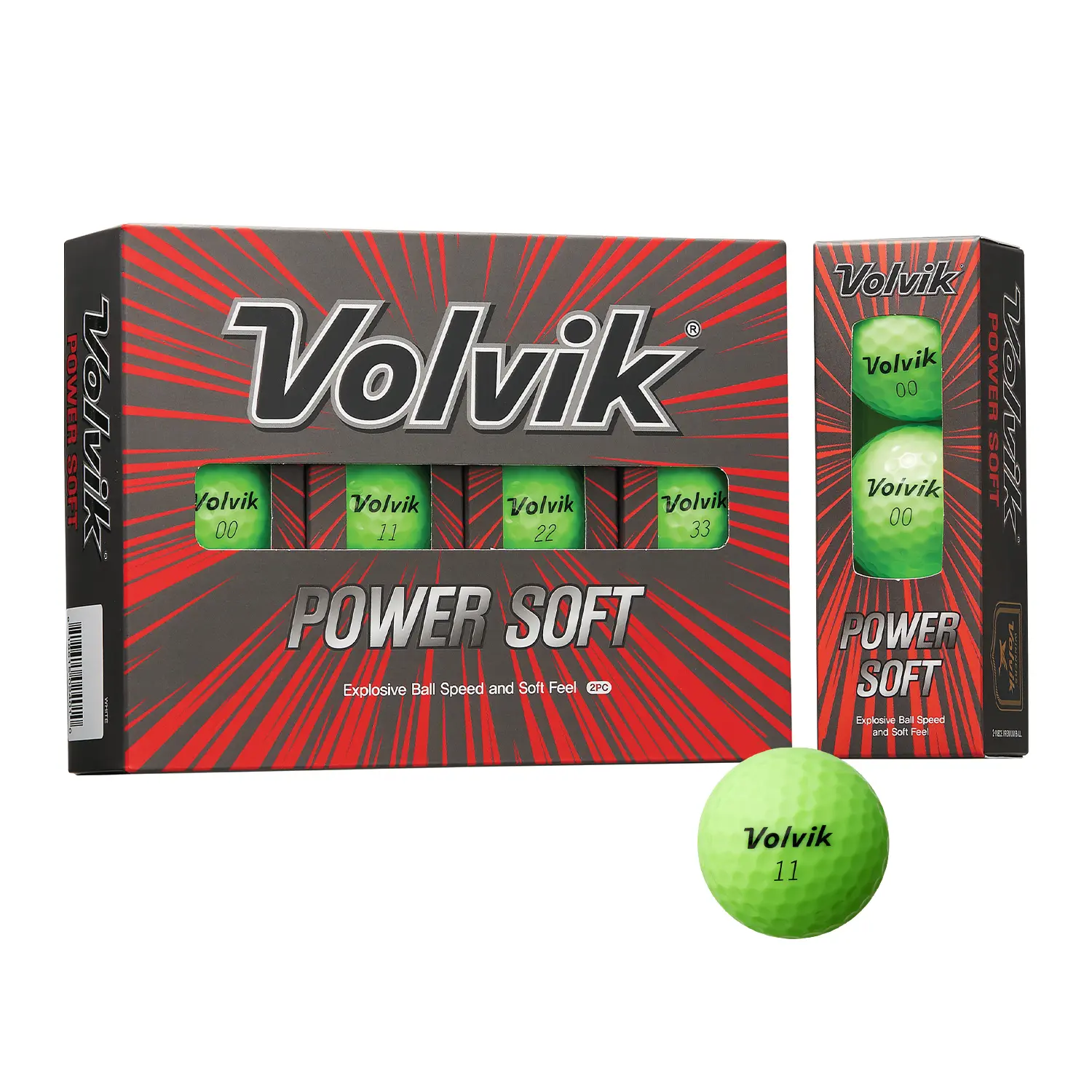 Palline da golf Volvik Powersoft (x3)