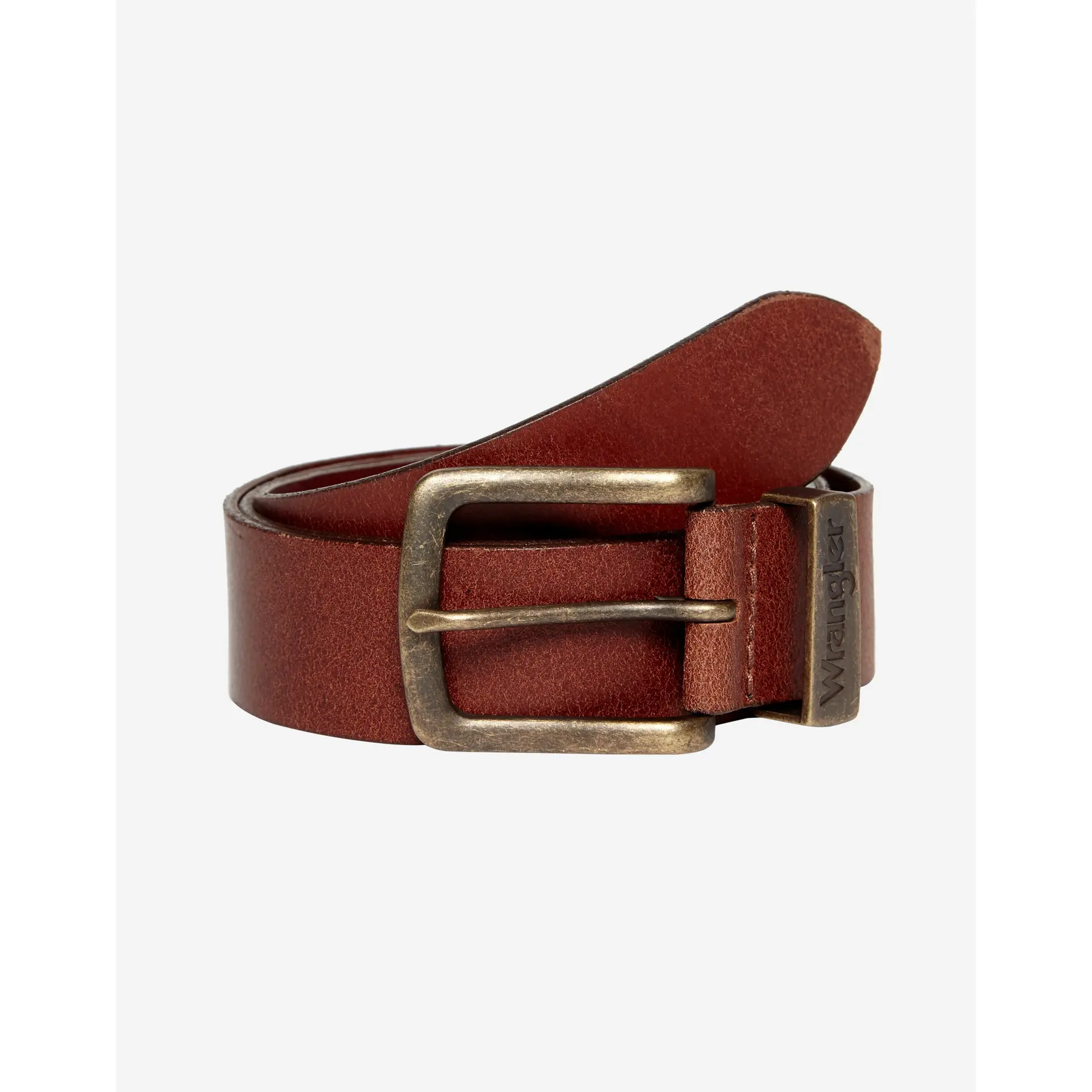 Wrangler Men's Brown Belt Metal