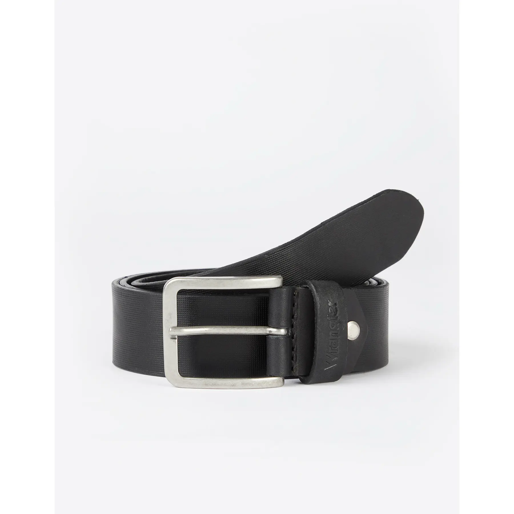 Wrangler Men's Black Belt Structured