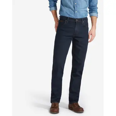 Wrangler Herren Blau/Schwarz Straight-Jeans "Texas", Gr. 42, Länge 34, ( Schwarz), Denim/Jeans, Obermaterial: 82% Baumwolle, 15% Polyester, 3% Elastha... - Bild 3