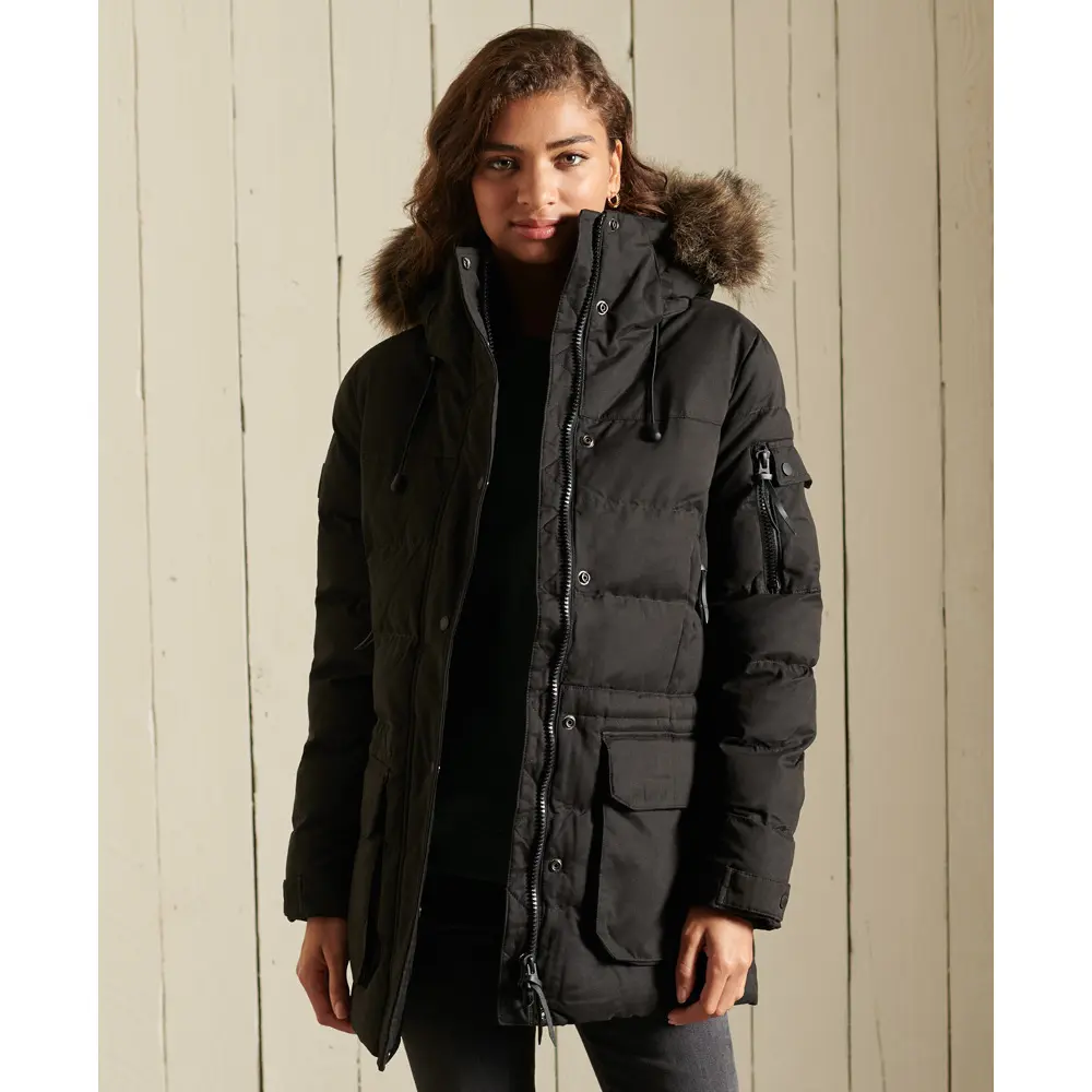 Parka da donna Superdry Expedition en microfibre
