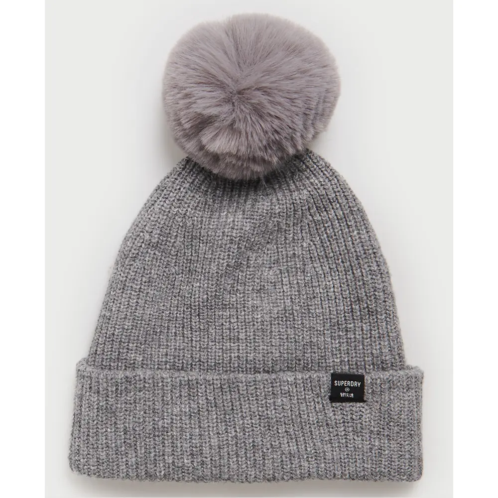 Bonnet côtelé femme Superdry Heritage