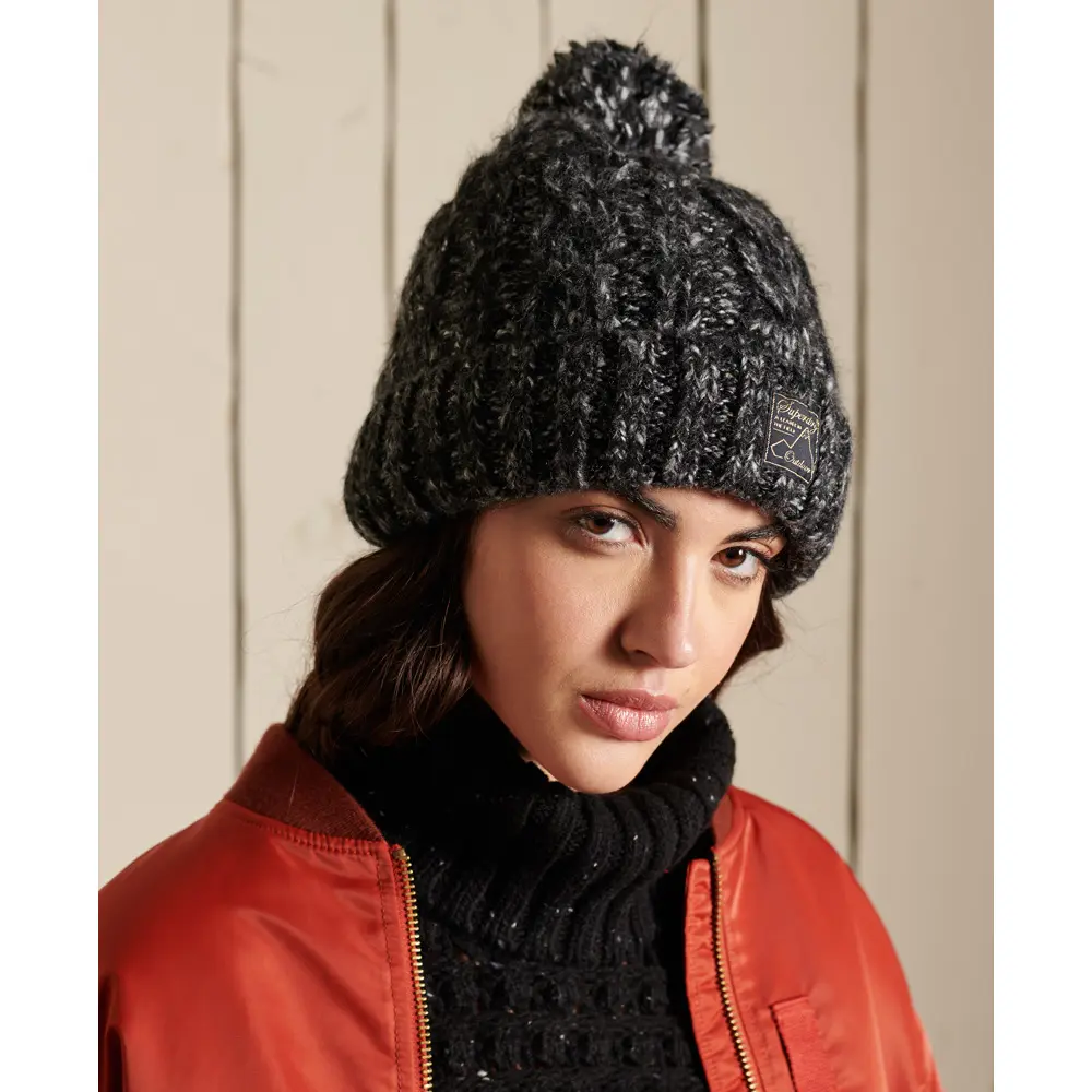 Bonnet Superdry Torsade Tweed Unique - vue 6