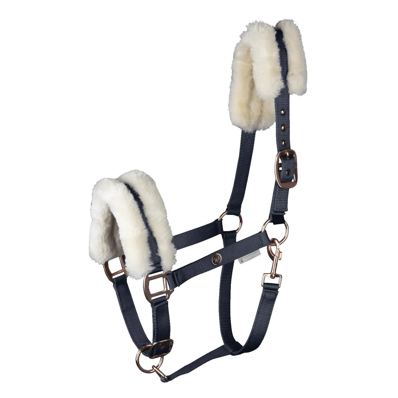 Pink horse halter with fleece Waldhausen Modern