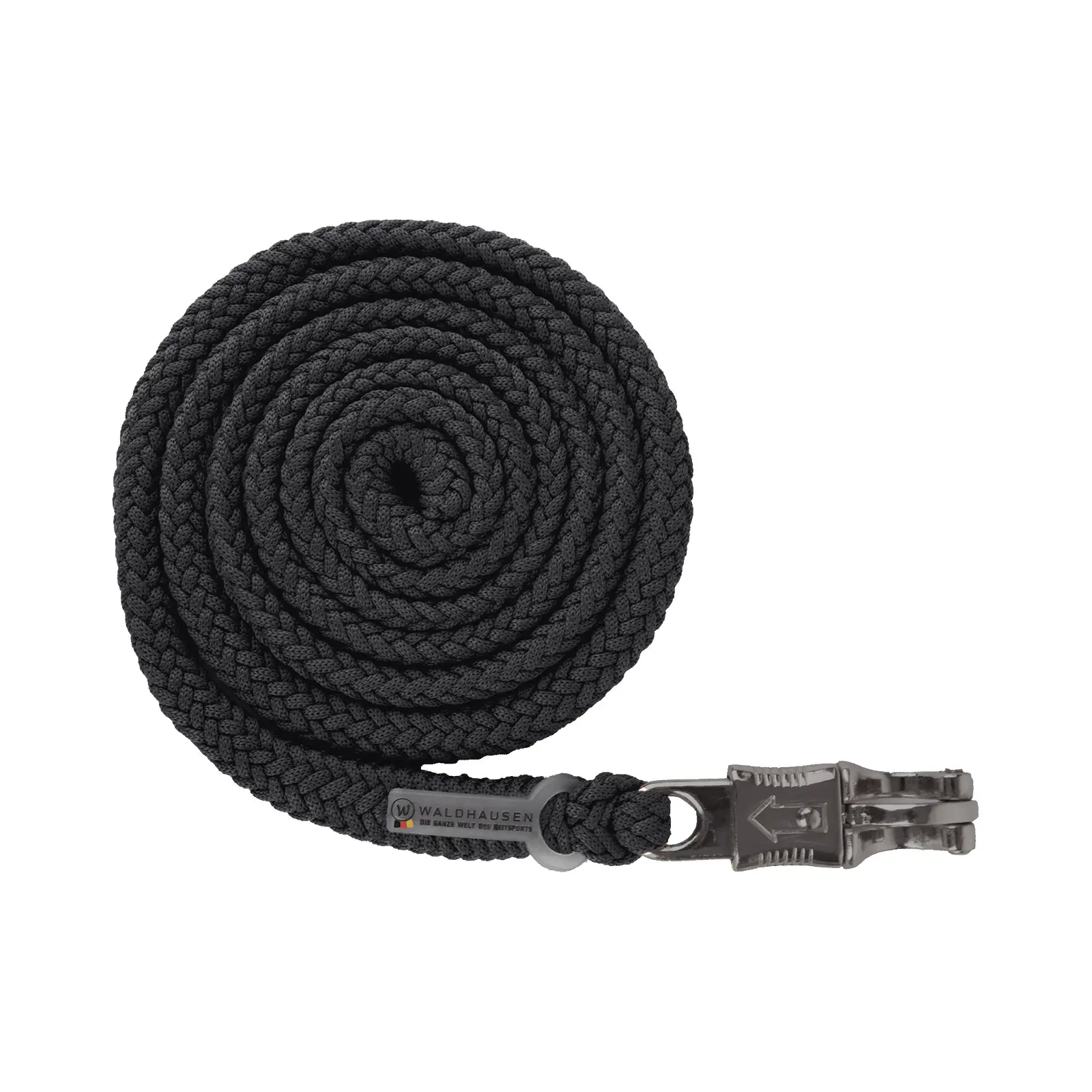Pink riding lunge line with panic clip Waldhausen Modern