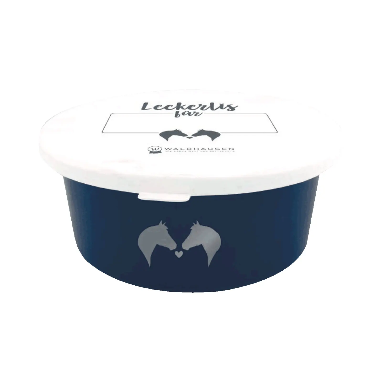 Mangeoire cheval pour friandises avec couvercle Waldhausen Lucky