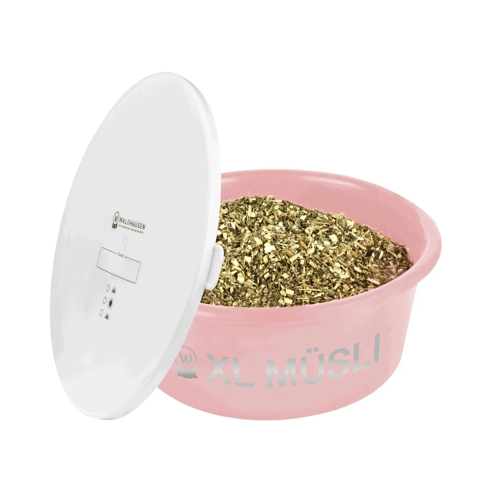 Muesli feeder for horses with lid Waldhausen XL
