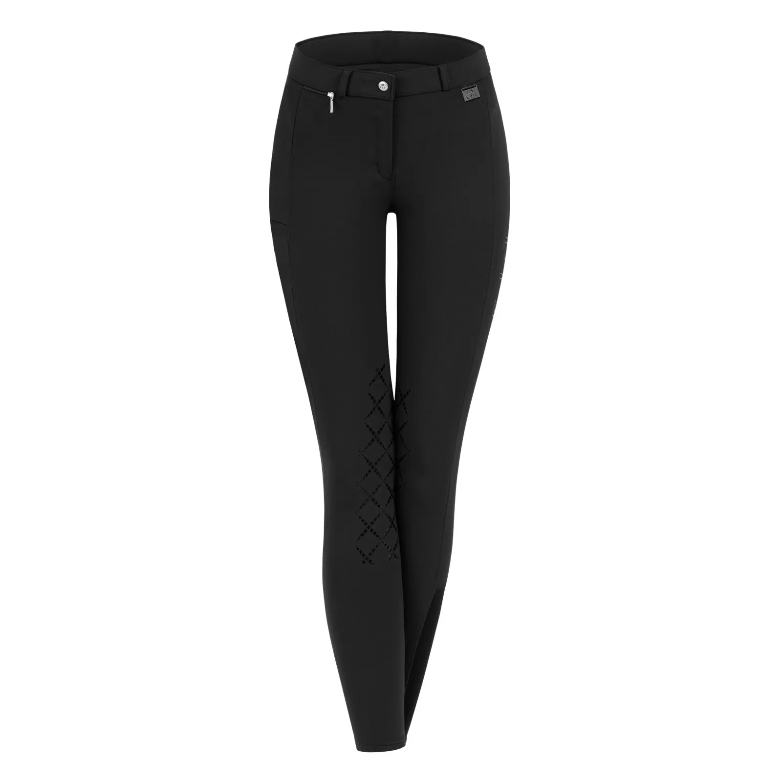 Pantaloni da equitazione da donna a media aderenza ELT Micro Knie