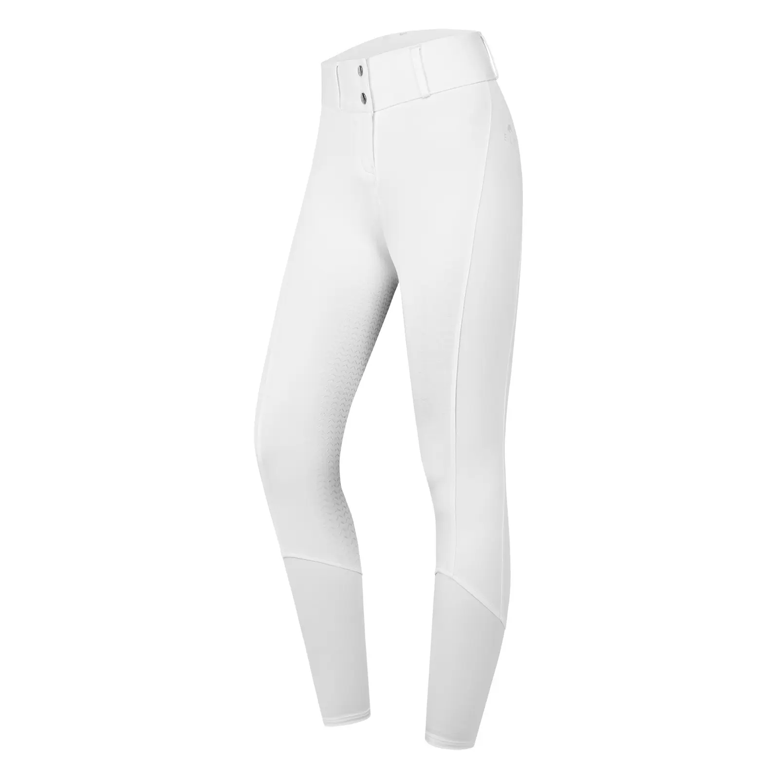 Pantaloni da equitazione da concorso full grip vita alta donna ELT Essential Silikon