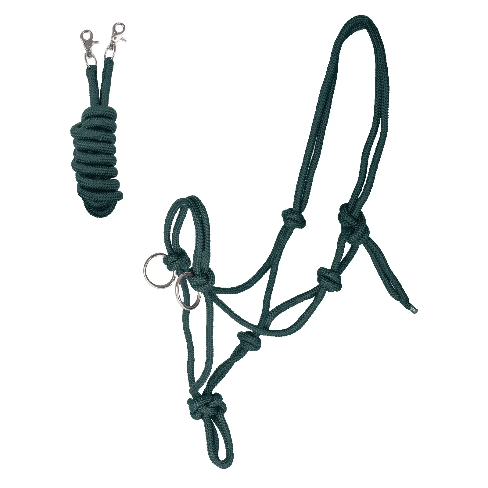 Knot halter for horse with reins Waldhausen