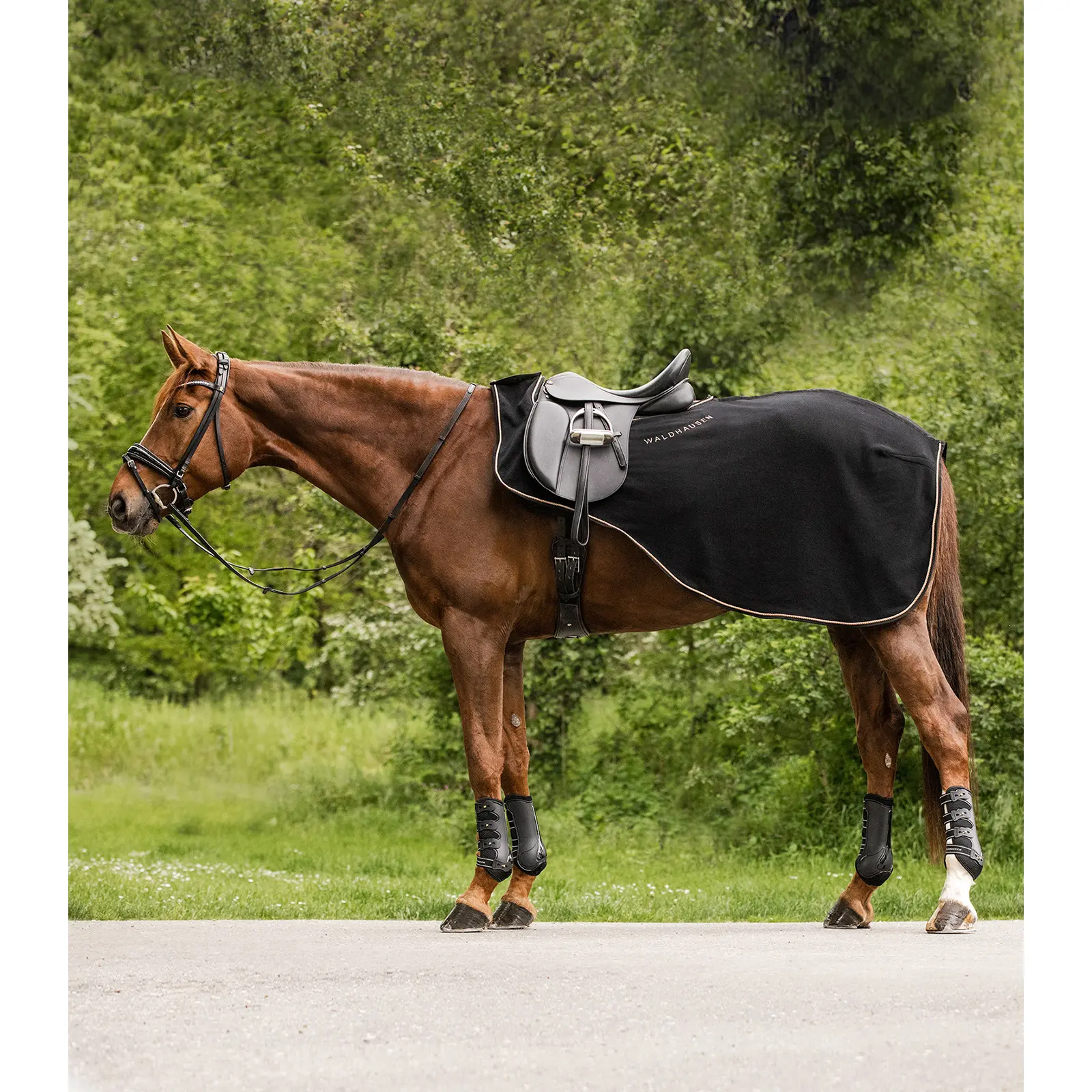 Fleece Hindquarters Cover Waldhausen Modern Rosé