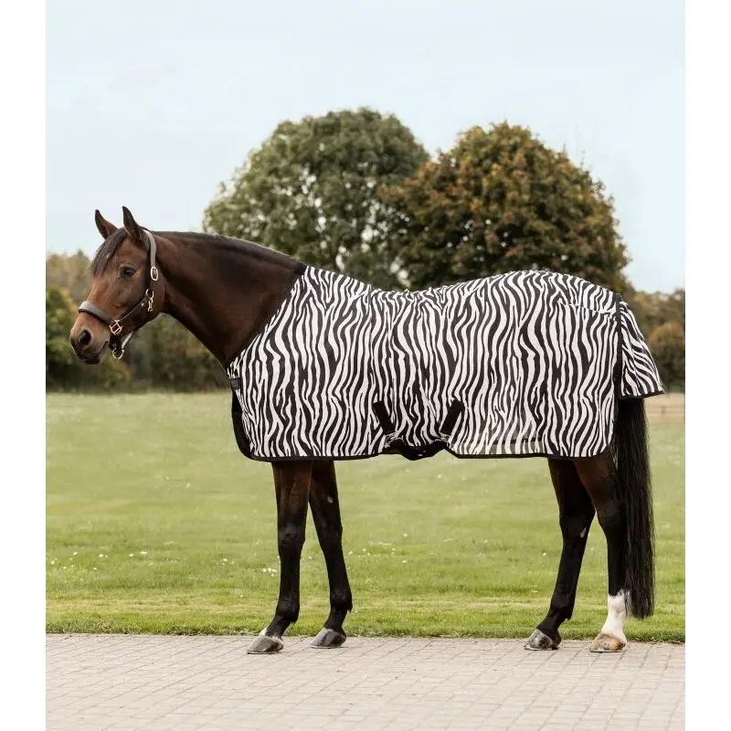Fly sheet for horses with crossover straps Waldhausen Zebra