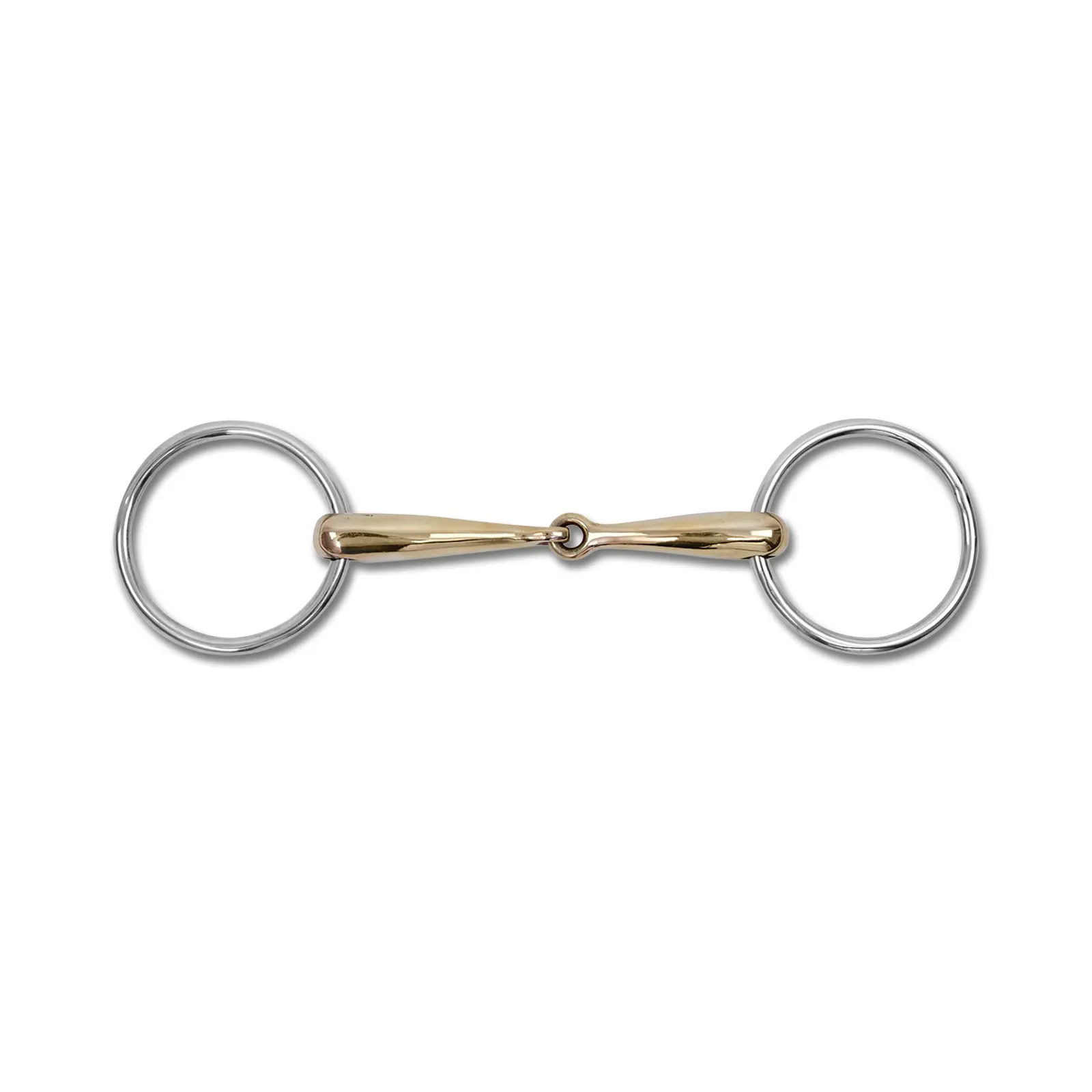 Morsi 2 anelli per cavallo brisure semplice massiccio Waldhausen Cupris