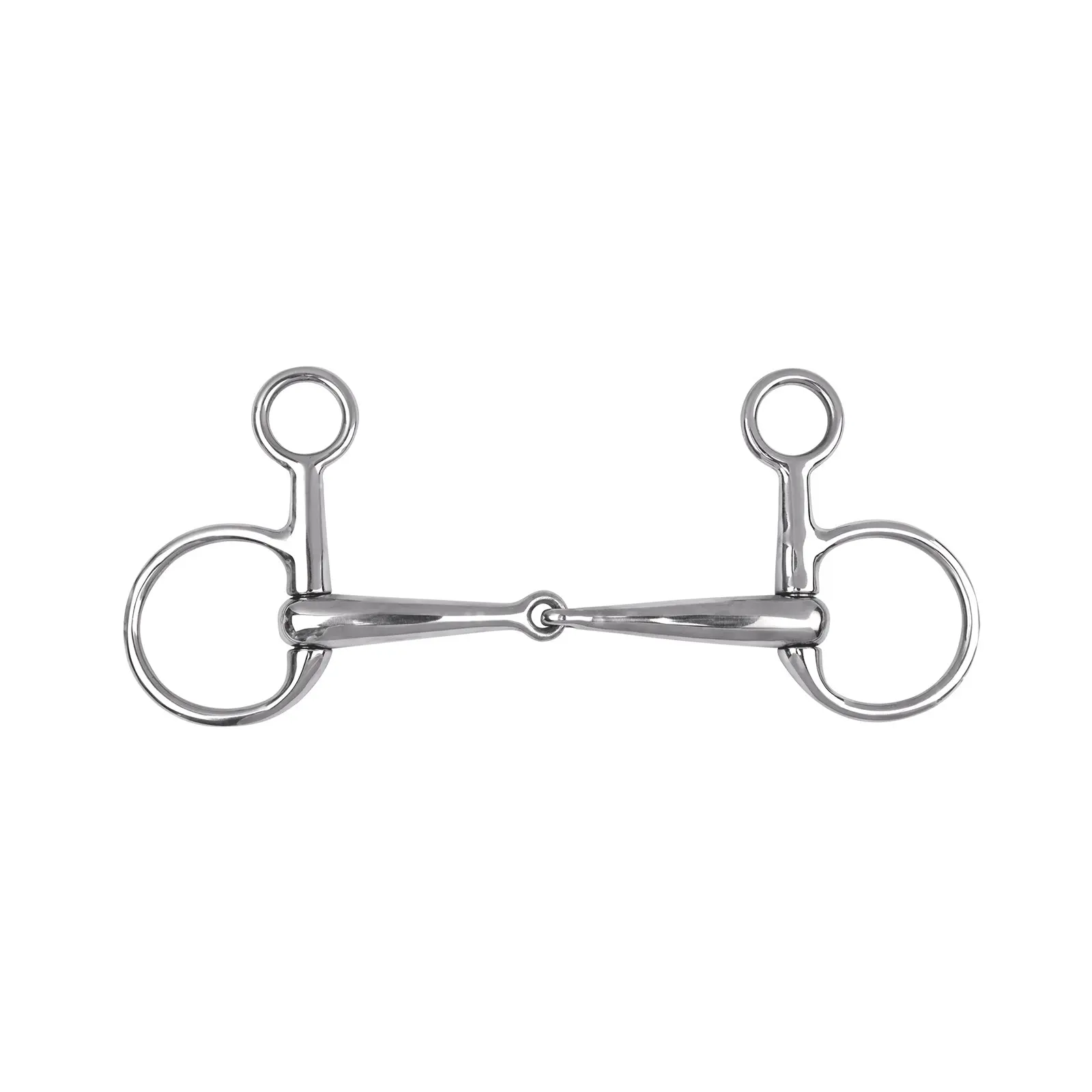 Simple broken snaffle bit for horse Waldhausen Massif
