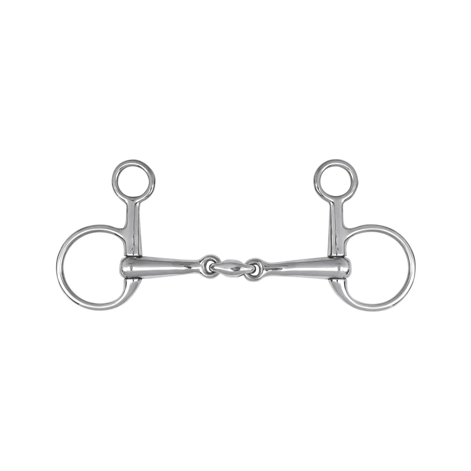 Double twisted snaffle bit for horse Waldhausen Massif