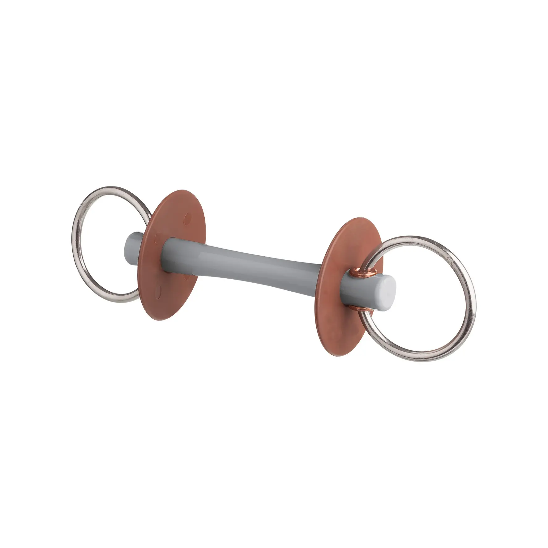 Hard horse bit with ring and cannon Beris Comfort