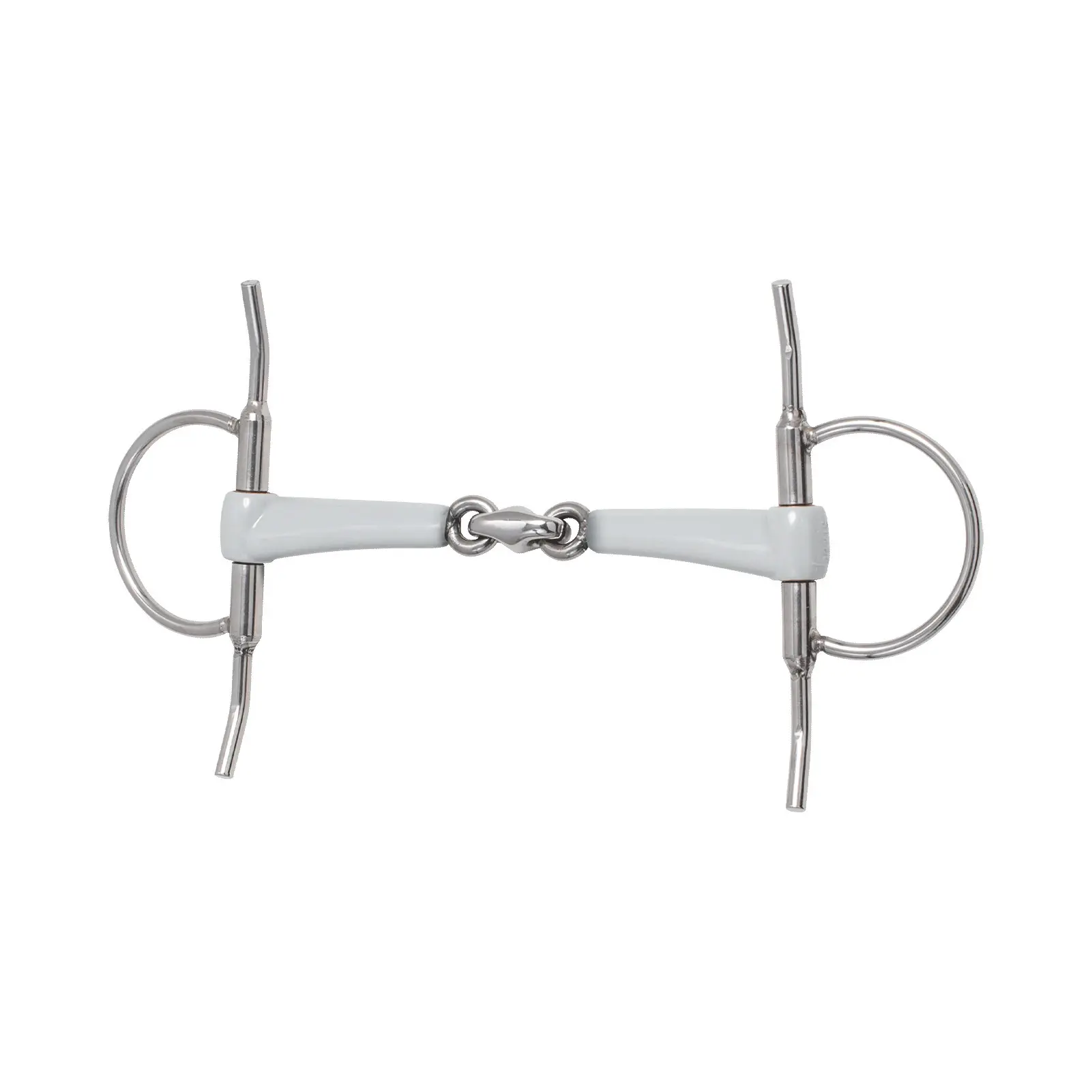 Double-jointed needle bit for horse Beris