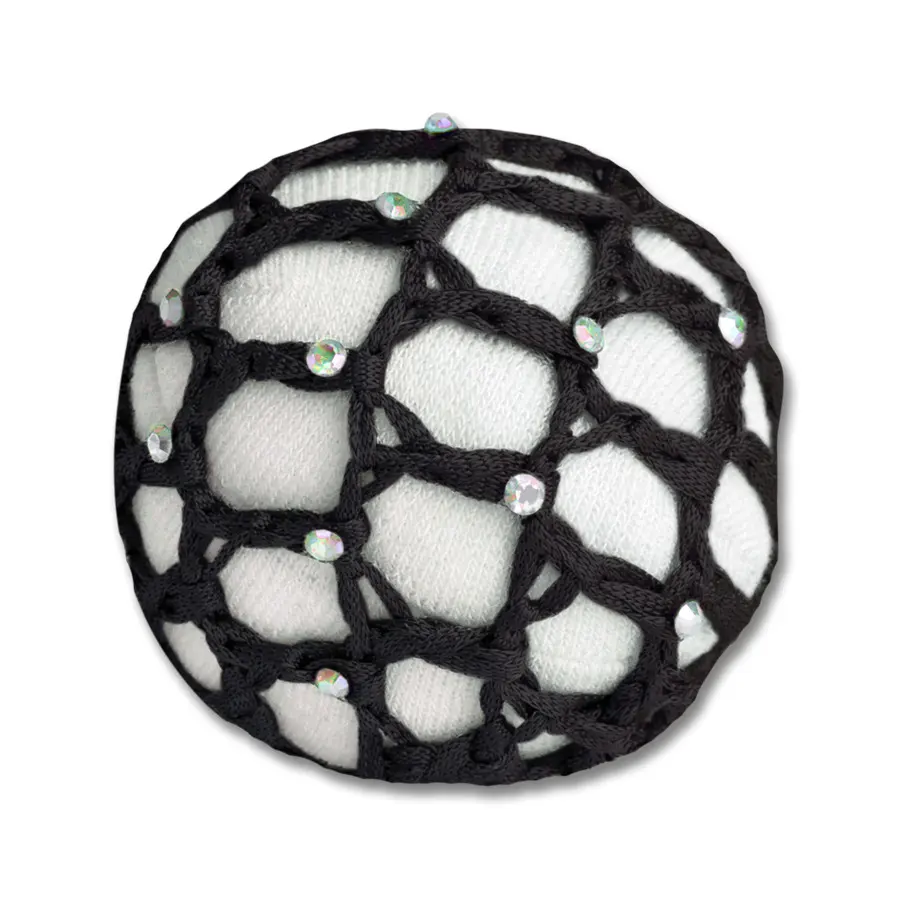 Sparkling crystal hair net Waldhausen