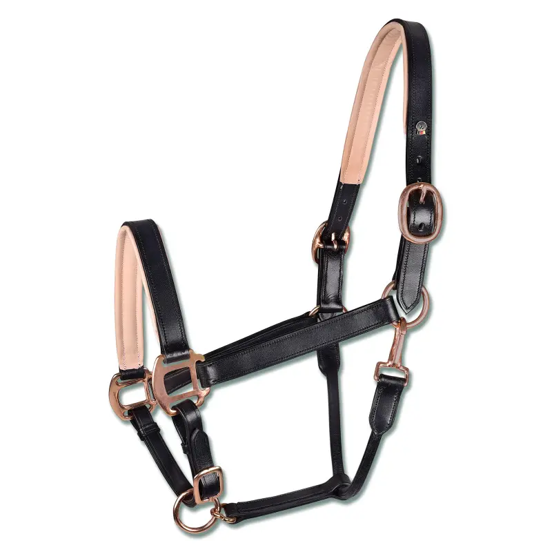 Pink leather halter for cob Waldhausen X-Line