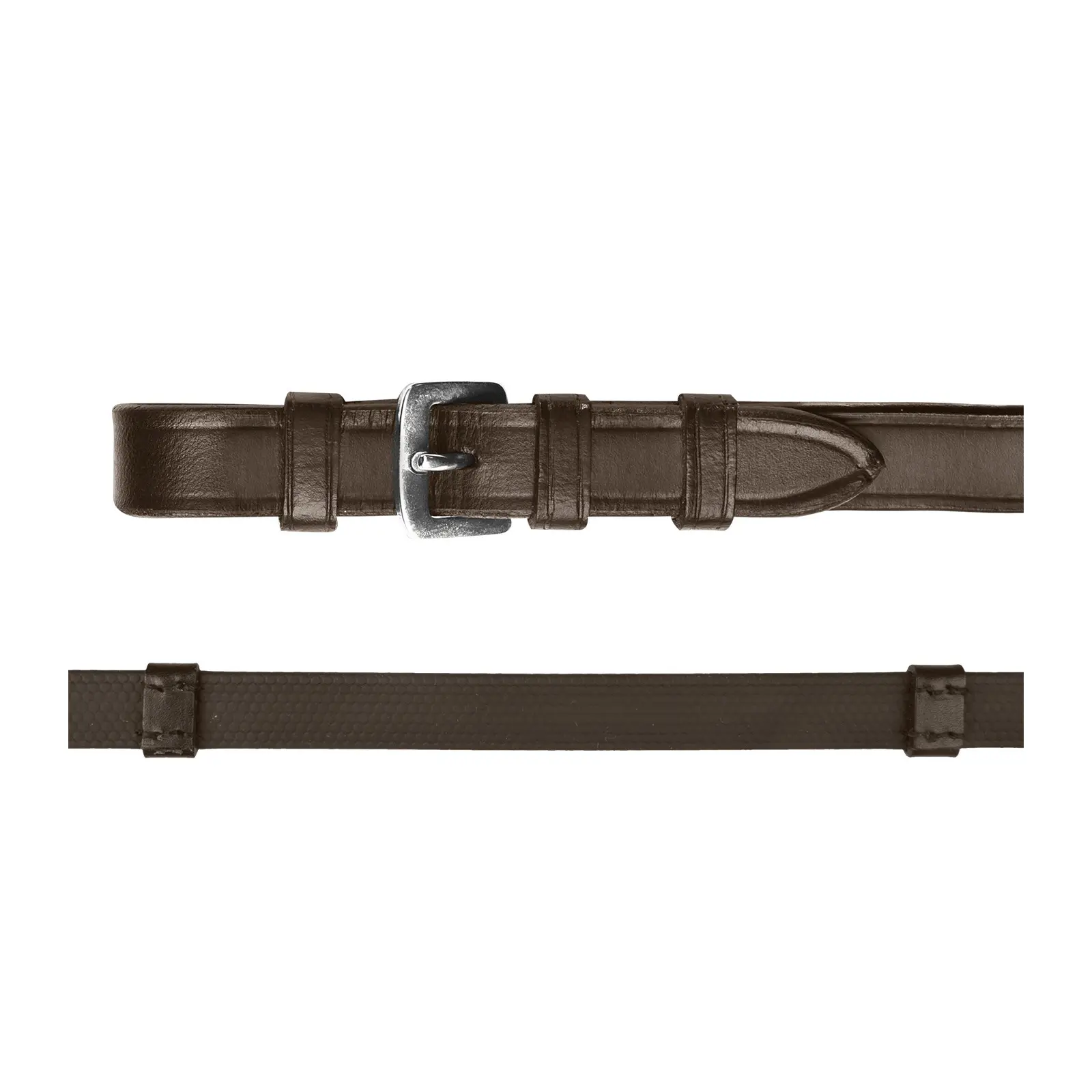 Rubber reins for horses with stops Waldhausen