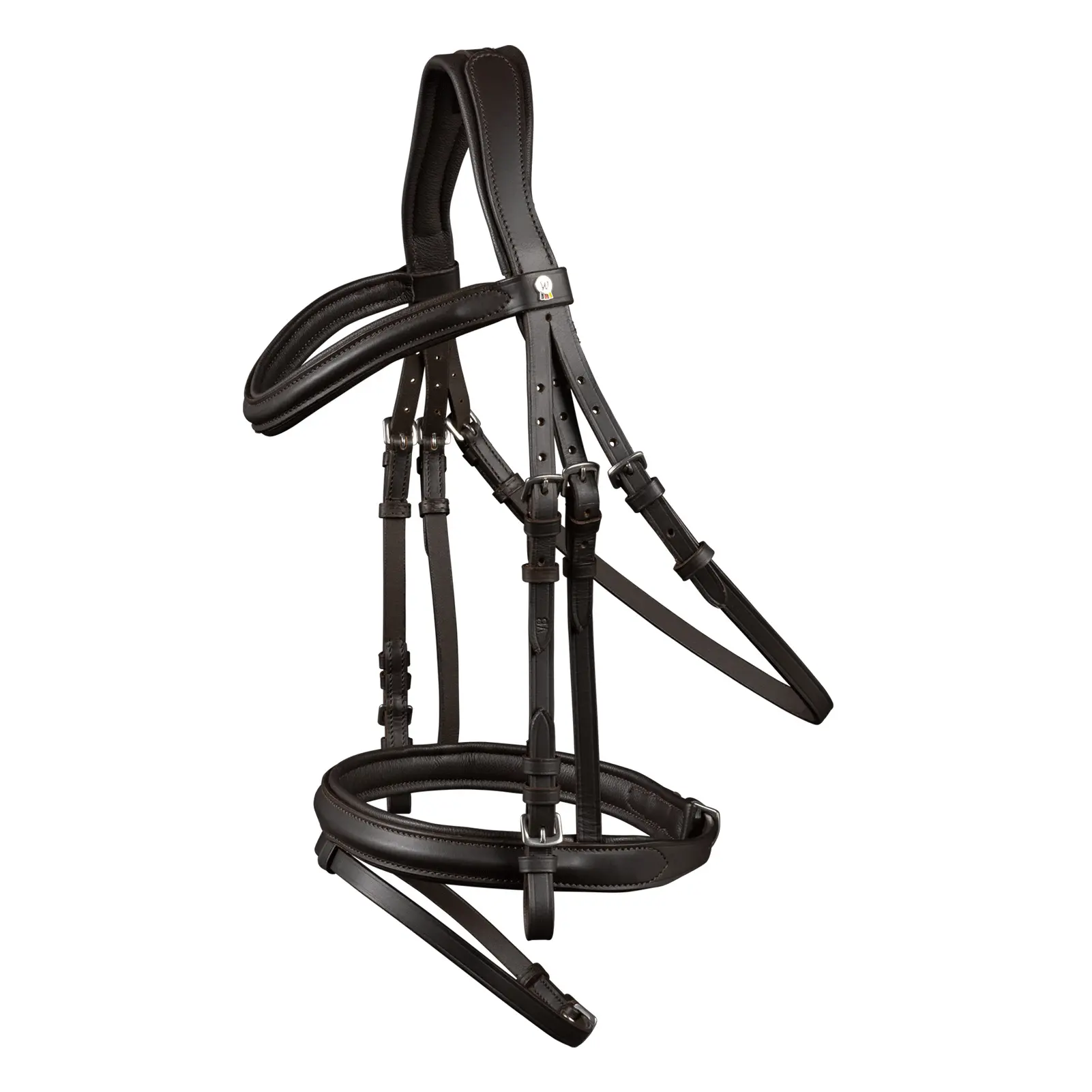 Anatomical crossed noseband riding bridle Waldhausen X-Line London