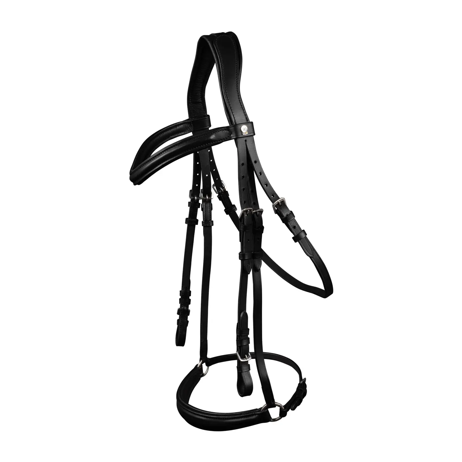 Bramo per equitazione con museruola incrociata anatomica Waldhausen X-Line London