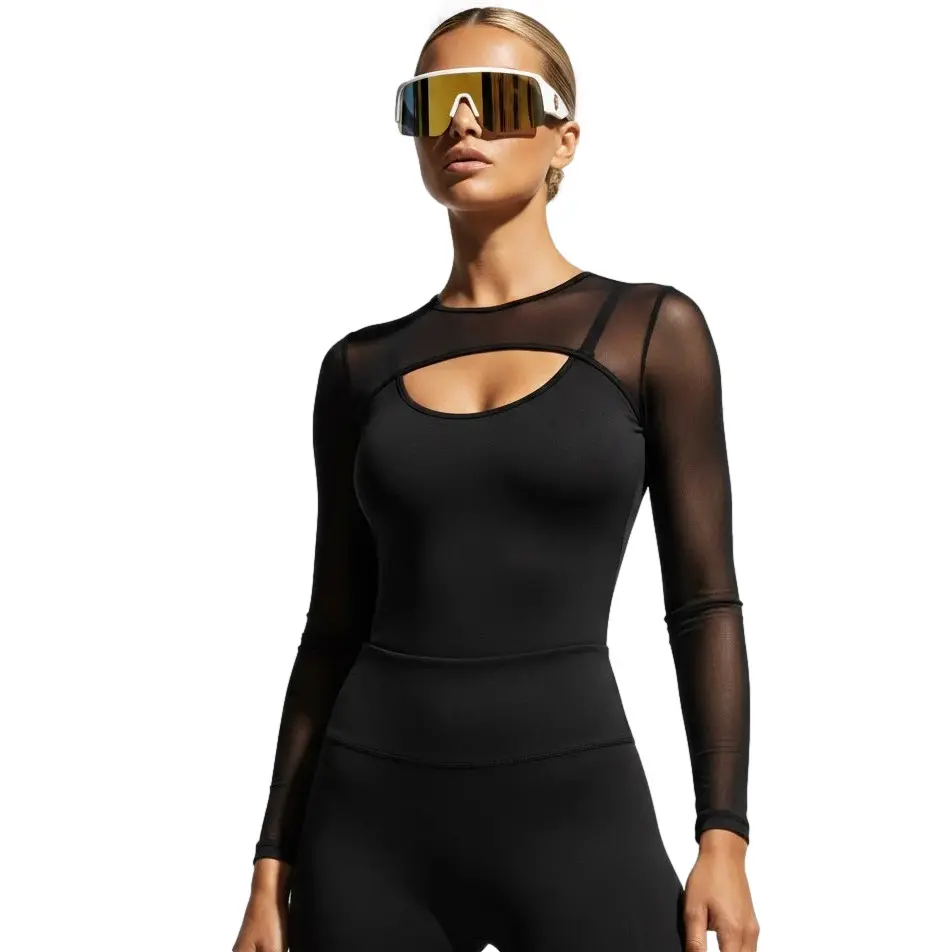 Mesh Langarmshirt Dames Wallderinska Edge