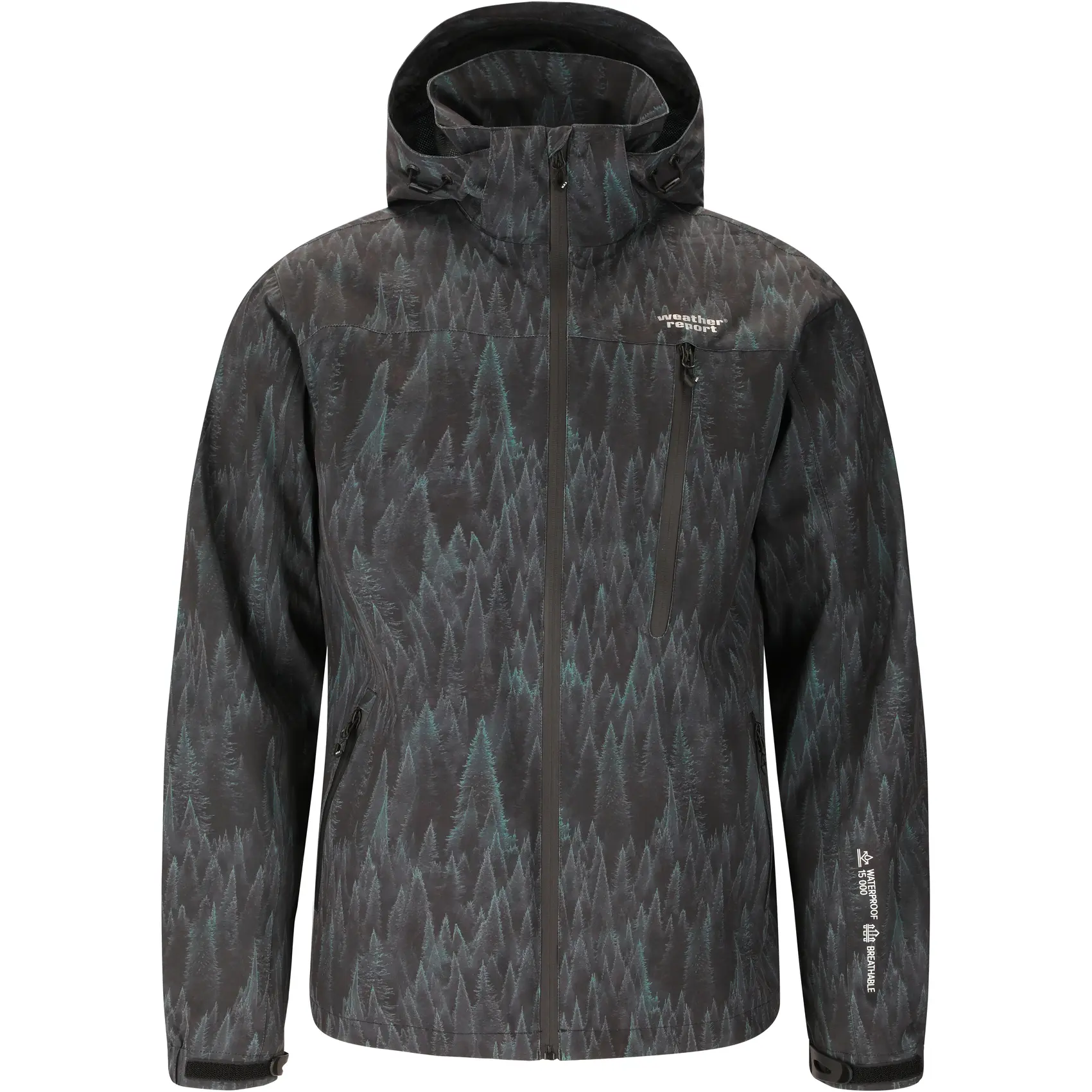 Kapuzenshirt Weather Report Delton Aop AWG W-PRO 15000