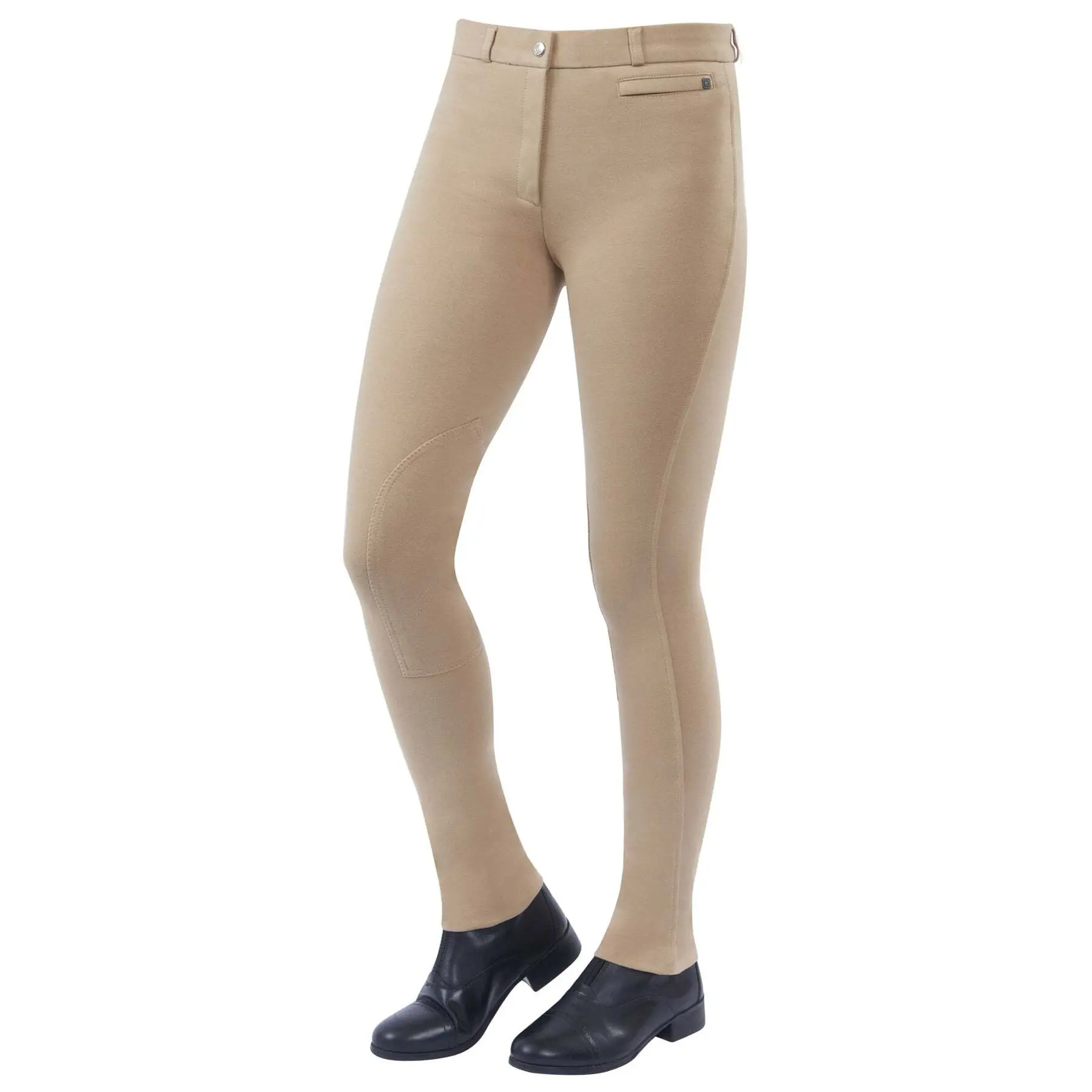 Pantaloni da equitazione da donna a fondo pieno in gel Dublin Supa-fit zip up