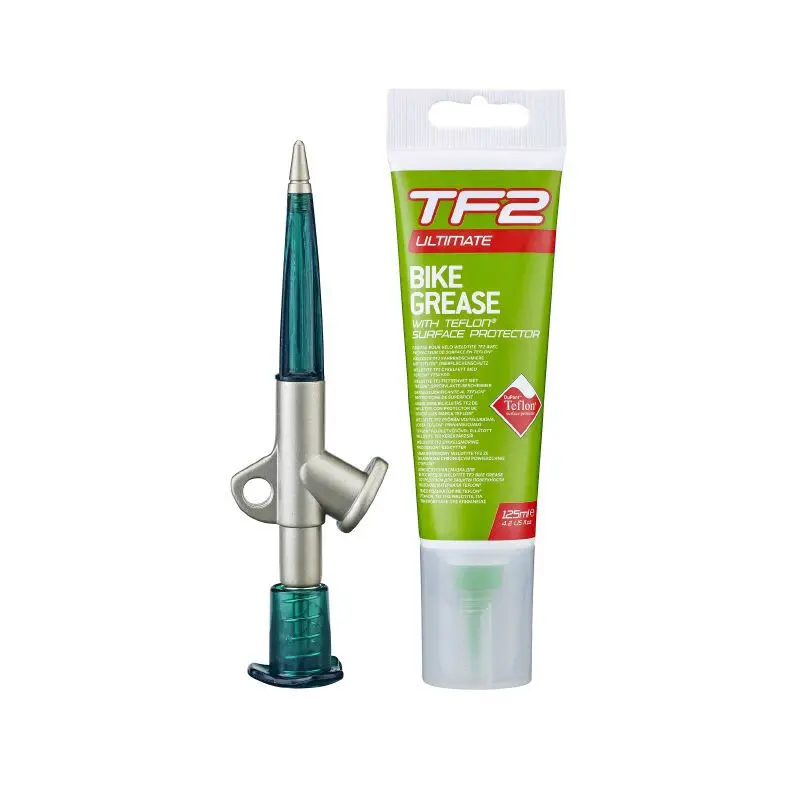 Teflon-Fahrradfett mit Pistole in der Tube Weldtite TF2 Bike