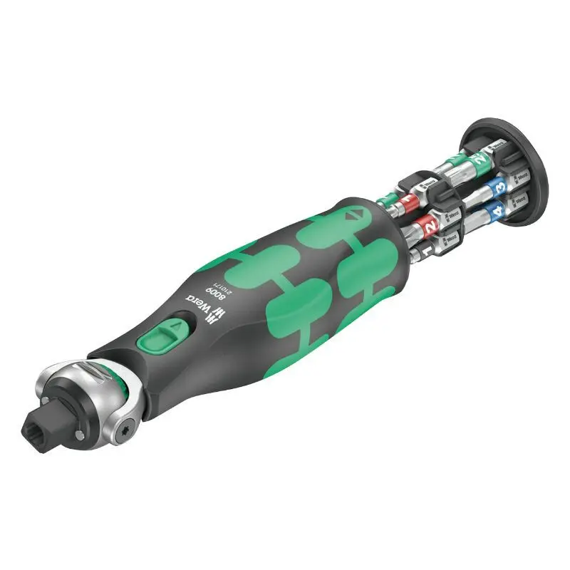 Ratschenschlüssel Drehkopf Kombisteckschlüssel,Schraubendreher Wera 8009 Zyklop Pocket