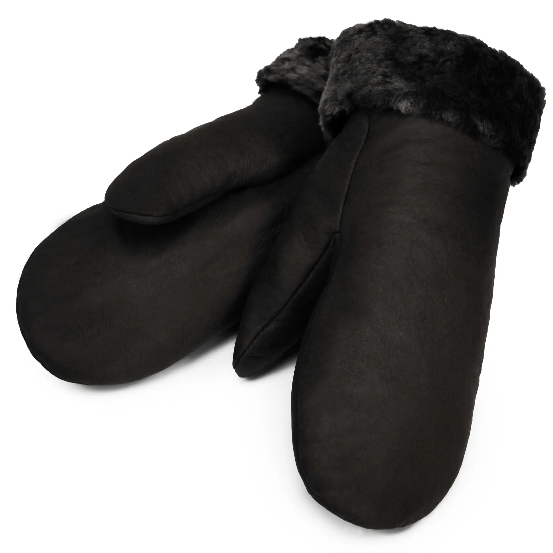 Lambskin leather mittens Werner Christ Horse