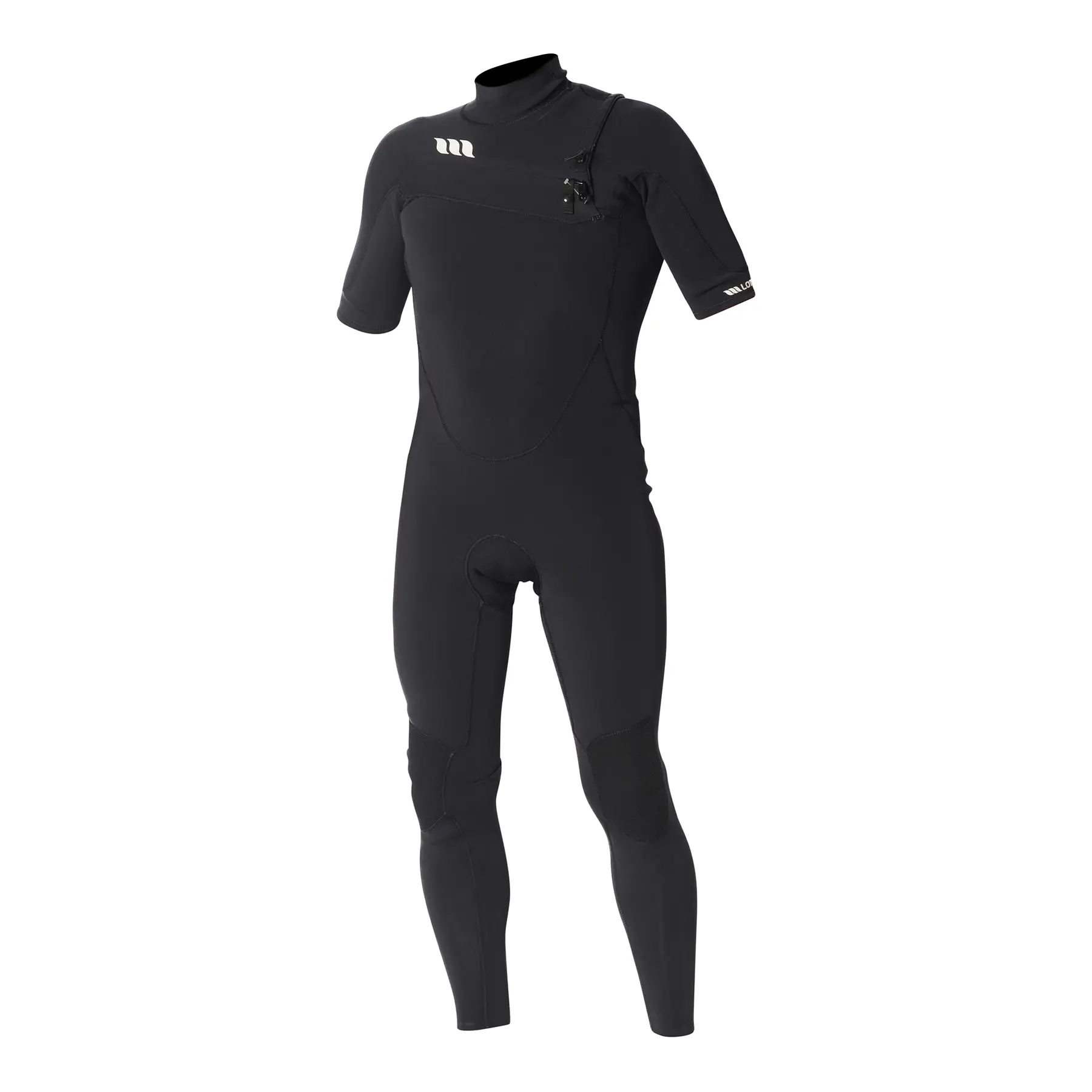 Shorty jumpsuit West 2/2 Lotus Fluid Front-Zip