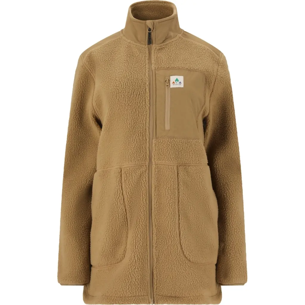 Lange Damenfleece Whistler Felis Teddy