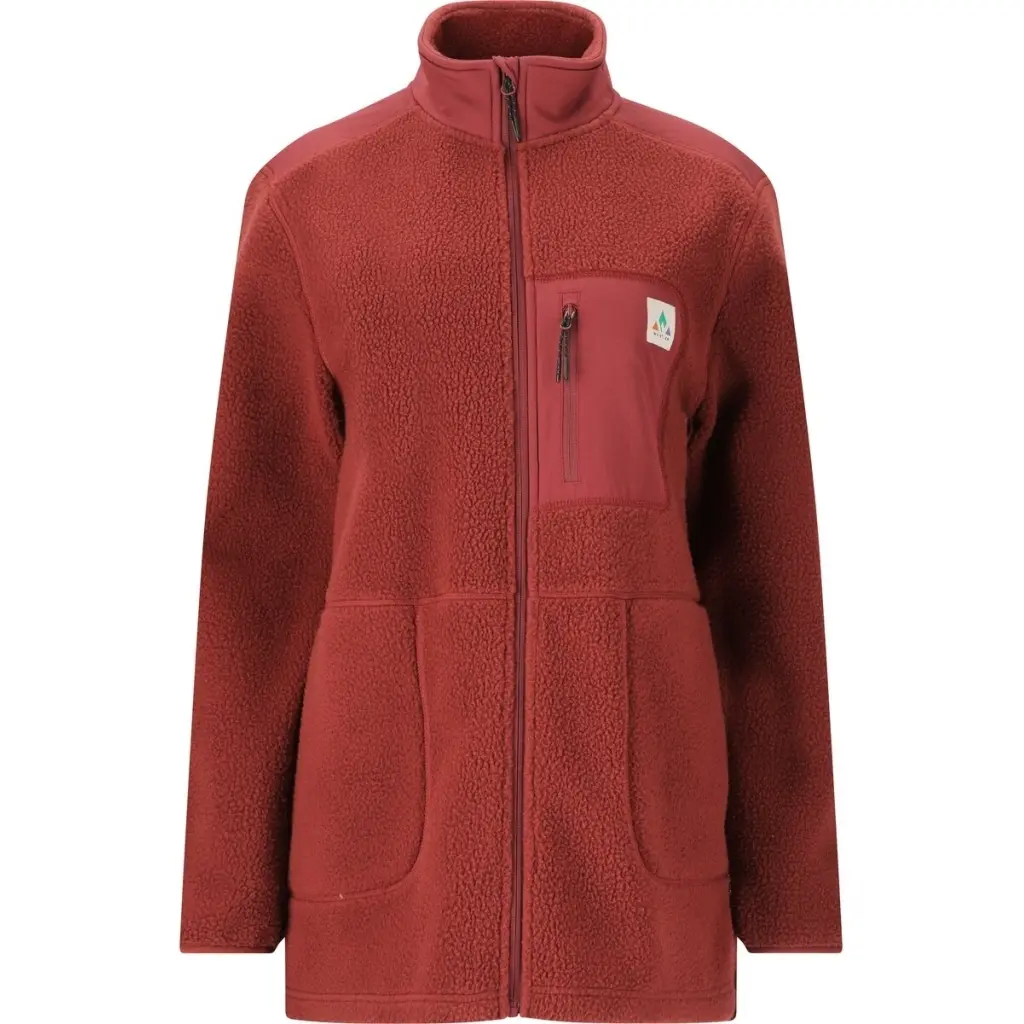 Lange Damenfleece Whistler Felis Teddy