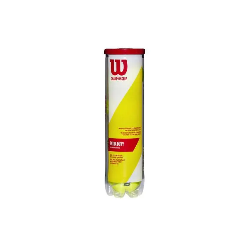Tube mit 4 Tennisbällen Wilson Championship Extra Duty
