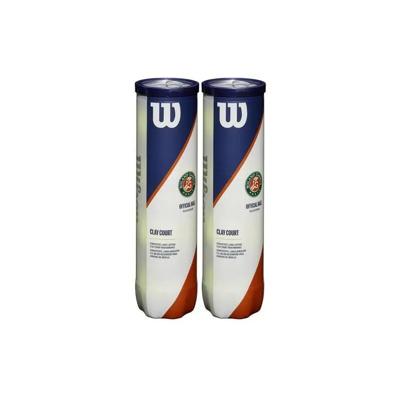 Bipack di 4 palline da tennis Wilson Roland Garros Clay