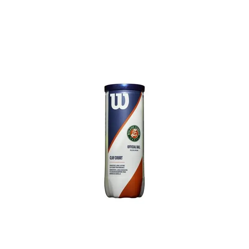 Tubo di 3 palline da tennis Wilson Roland Garros Clay CT