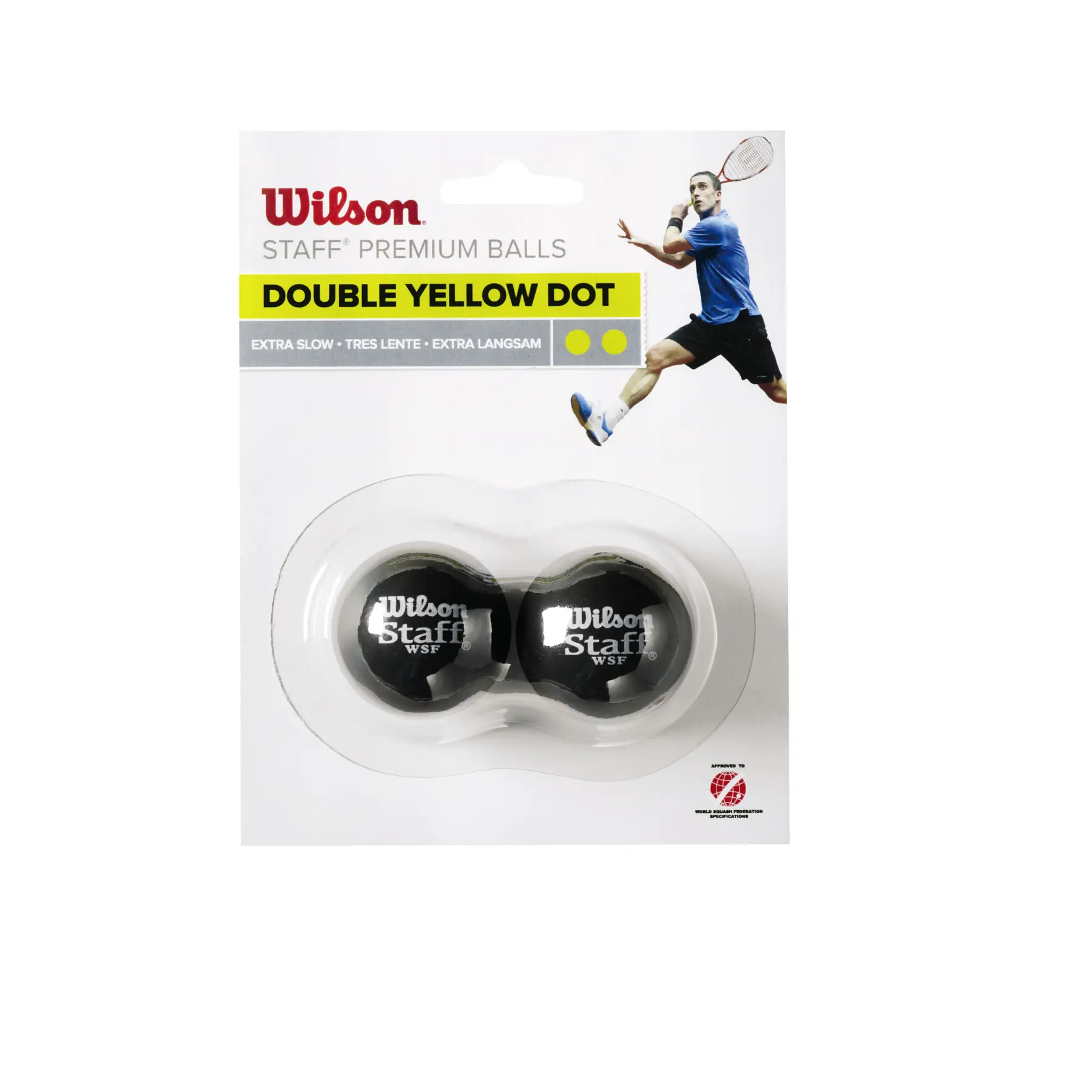 2er-Set Squashbälle Wilson Staff