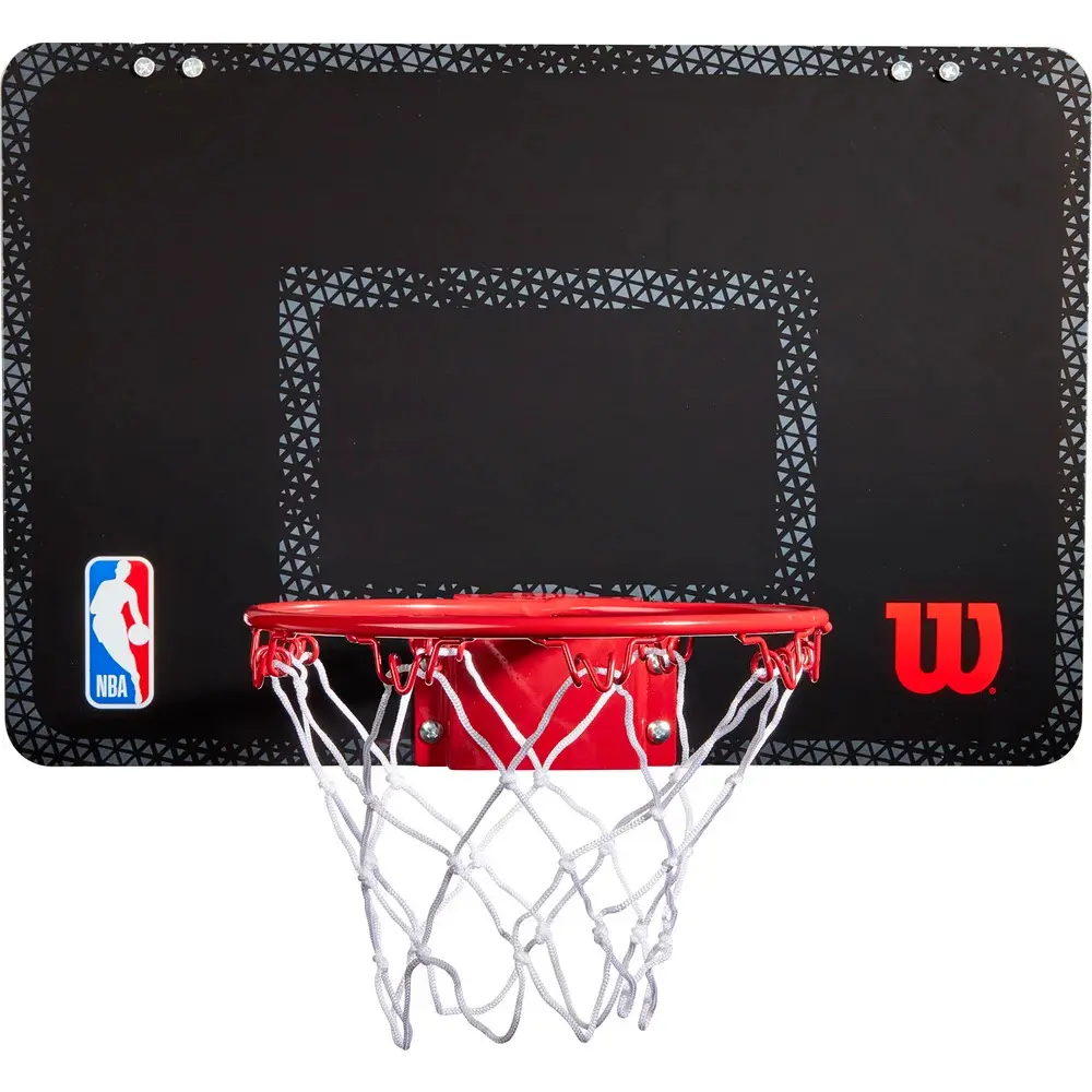 Wilson Mini panier de Basket NBA FORGE PRO MINI HOOP avec Autocollants de toutes les équipes dimensions du panneau 46 x 28 cm - vue 3