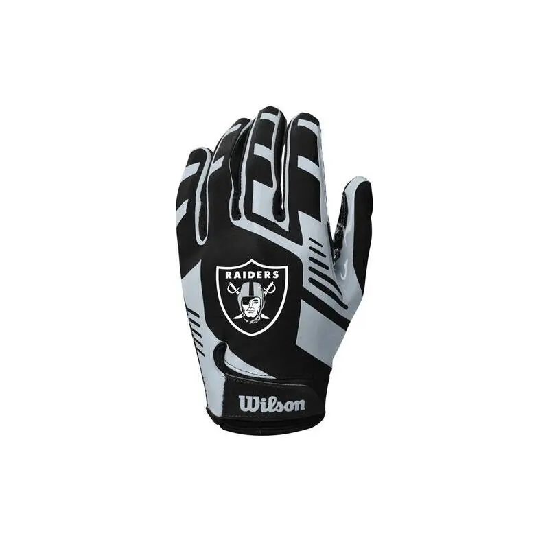 Wilson Schwarz Handschuhe Las Vegas Raiders Ad