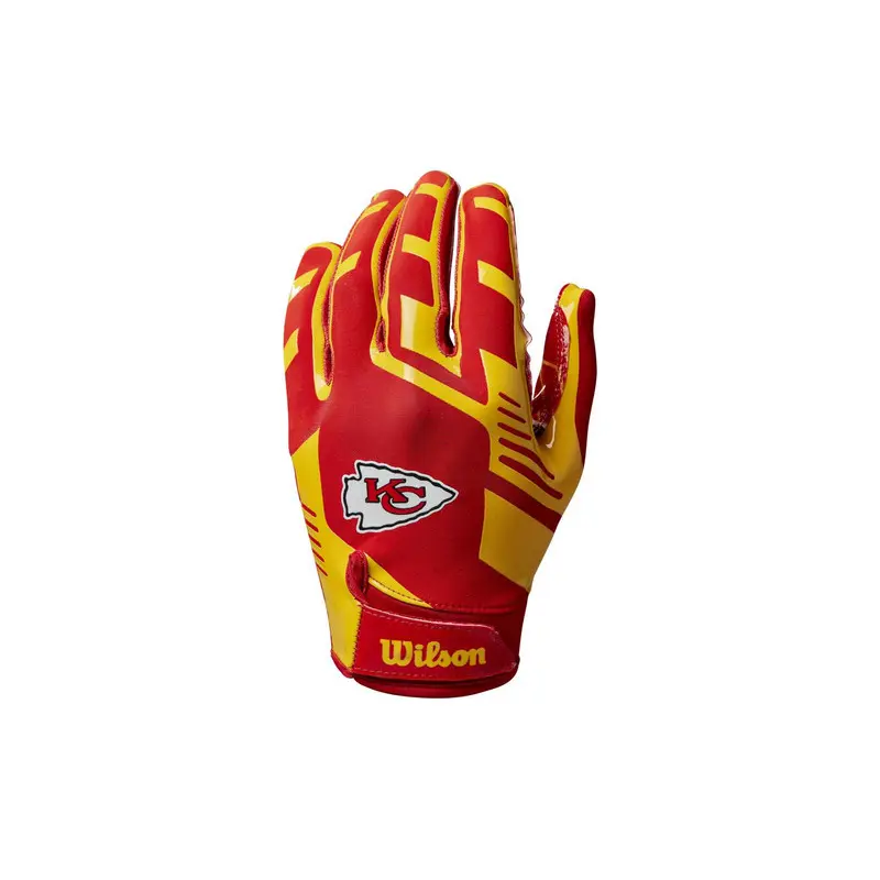 Guanti da ricevitore elasticizzati per bambini Kansas City Chiefs
