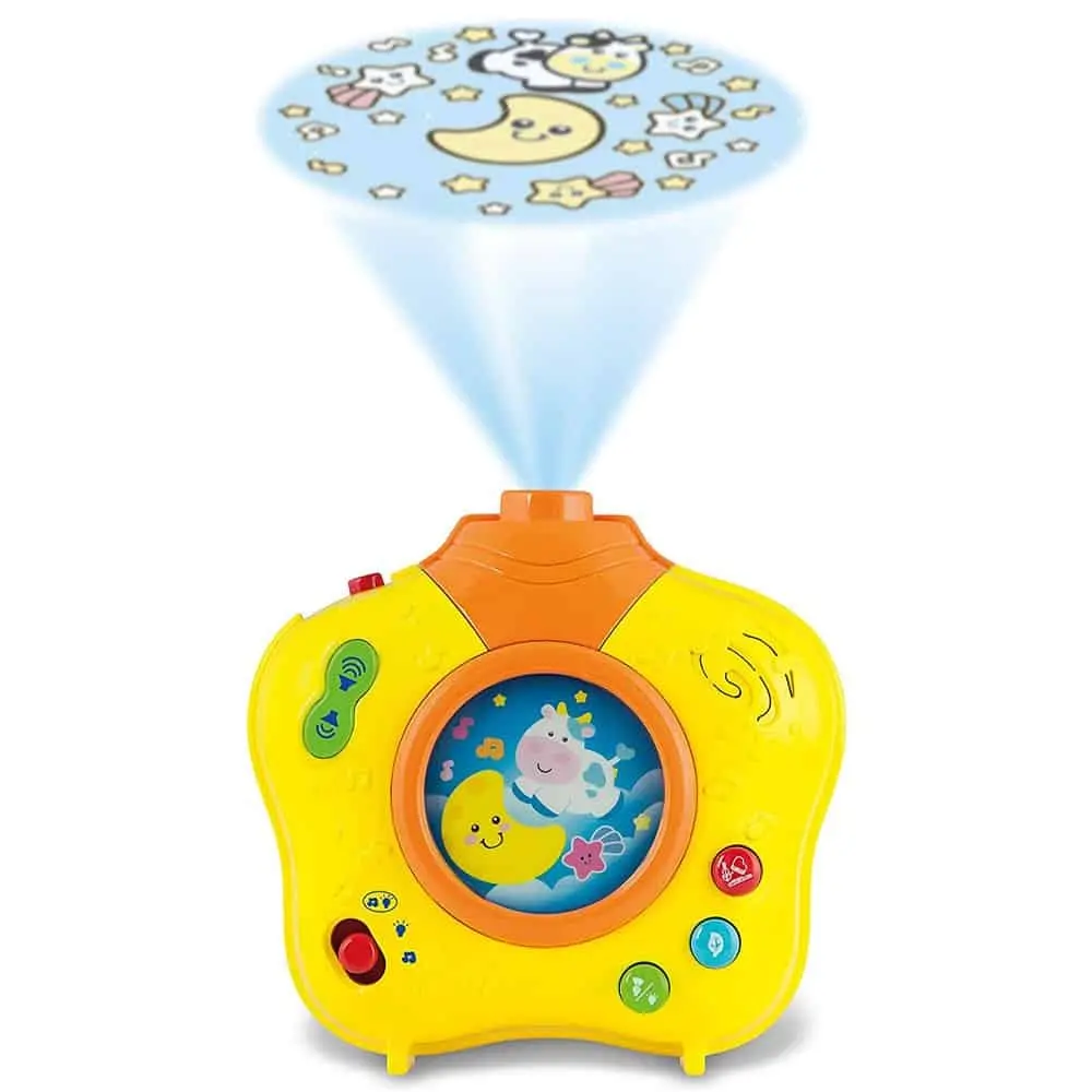 Jeux d'éveil veilleuse musicale blanche Winfat